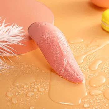 Tongue Licking Vibrator For Women G spot Clitoral Stimulator Mini Clit Sex Toys for Women Rechargeable Nipple Female Masturbator 3
