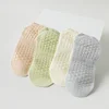 Mesh Breathable Yoga Socks Women Cotton Low Cut Short Gym Fitness Dance Sports Socks Professional Non-slip Floor Pilates Socks 5