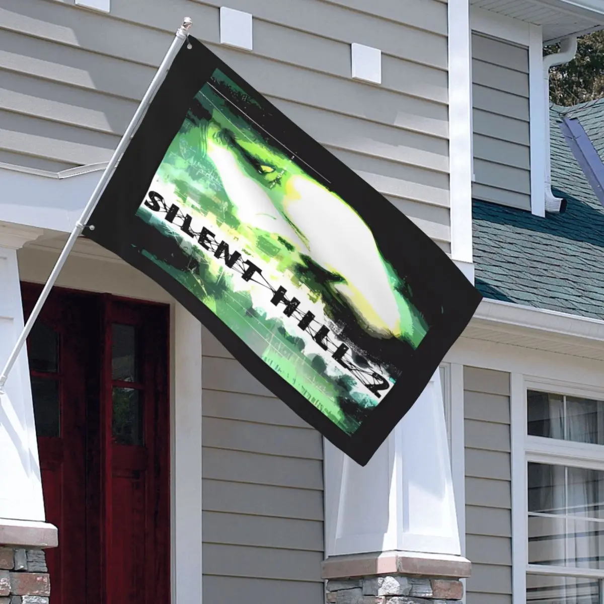 Silent Hill 2 Black Classic Garden Door Bannerdecorazioni Per Esterni Portico Esterno Decorazione Del Patio