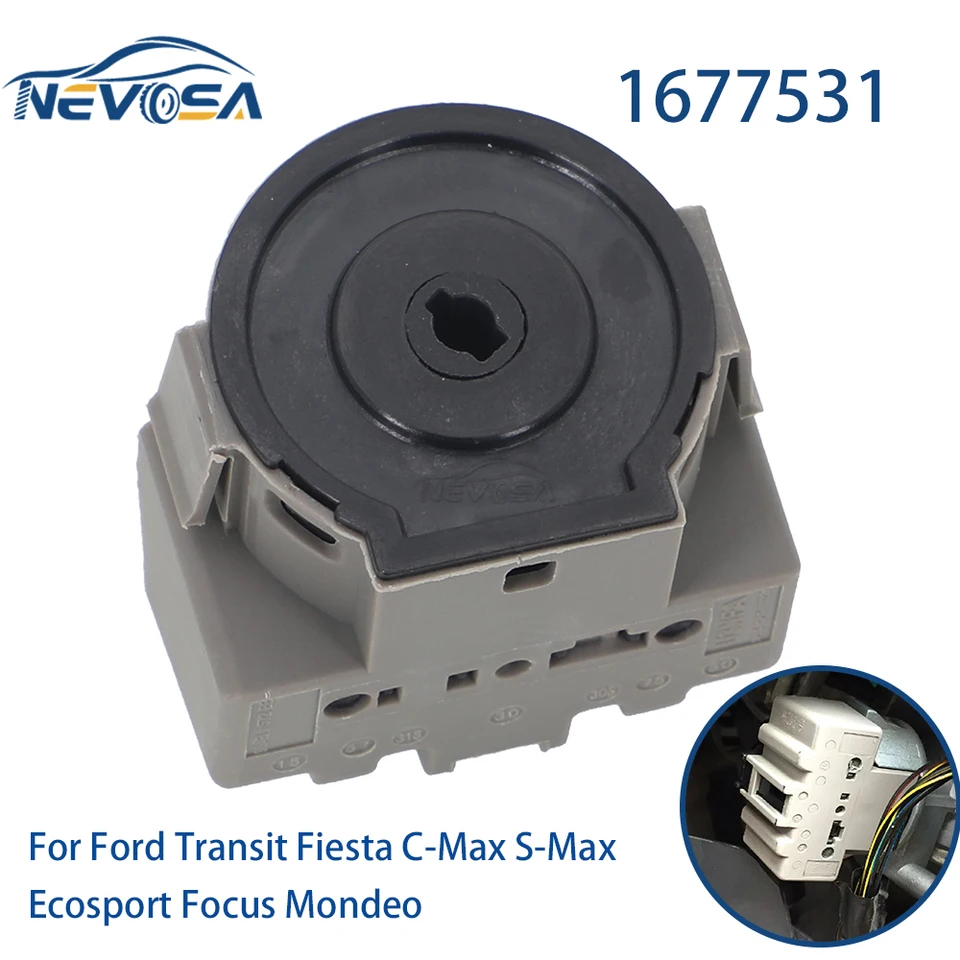 Avviamento accensione cambio manuale Collegare per Ford Trans 2000-2023 Fiesta C-Max S-Max 98AB-11572-BG 1363940 1677531 1062207  34