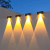 Solar Wall Washing Lamp Waterproof Outdoor LED Wall Light Courtyard Lamp Decorative Balcony Garden 1