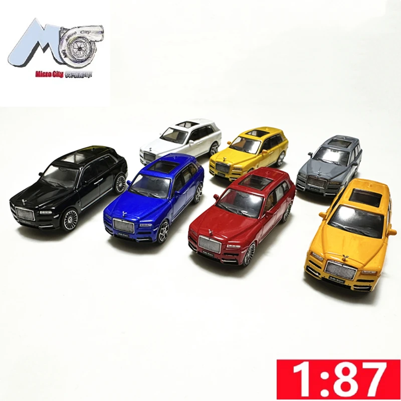 MC микро город 1:87 Rolls Royce Cullinan пластиковая модель автомобиля