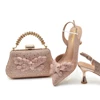 Doershow Lastest Italian Design Fashion Style Ladies Shoes with Matching Bag Set 2024 Nigerian Shoes and Bag Set HAC1-9 2