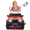 24V Ride On Car for Kids Battery Powered Ride On 4WD Toys with Remote Control,Parents Can Assist in Driving,Music and Lights,Fiv 1