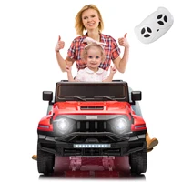 24V Ride On Car for Kids Battery Powered Ride On 4WD Toys with Remote Control,Parents Can Assist in Driving,Music and Lights,Fiv 1