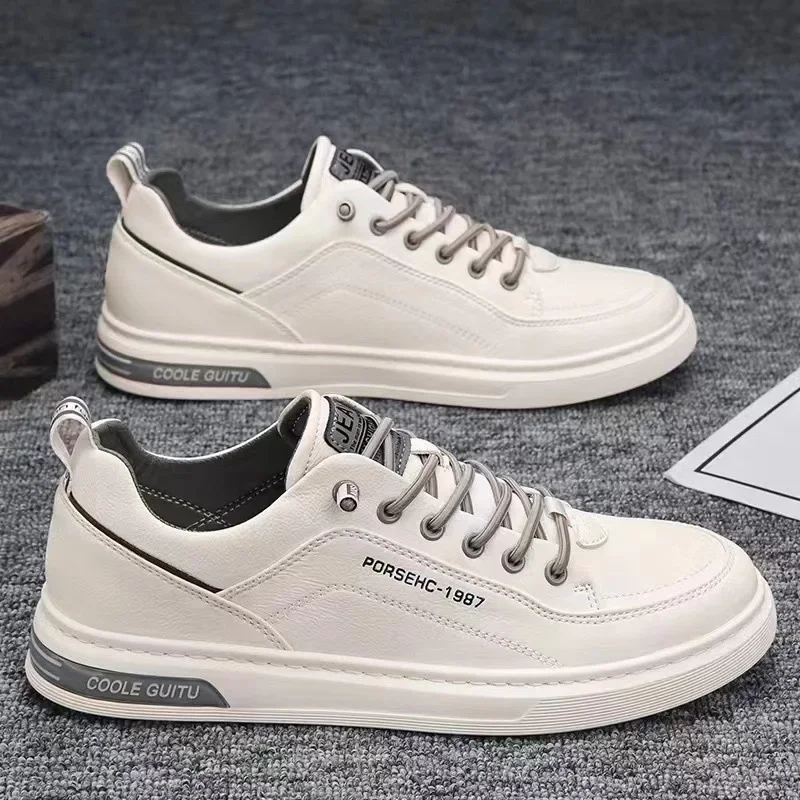 Mens Shoes Men's Spring Breathable Sports and Leisure Board Trendy Cloth Shoes