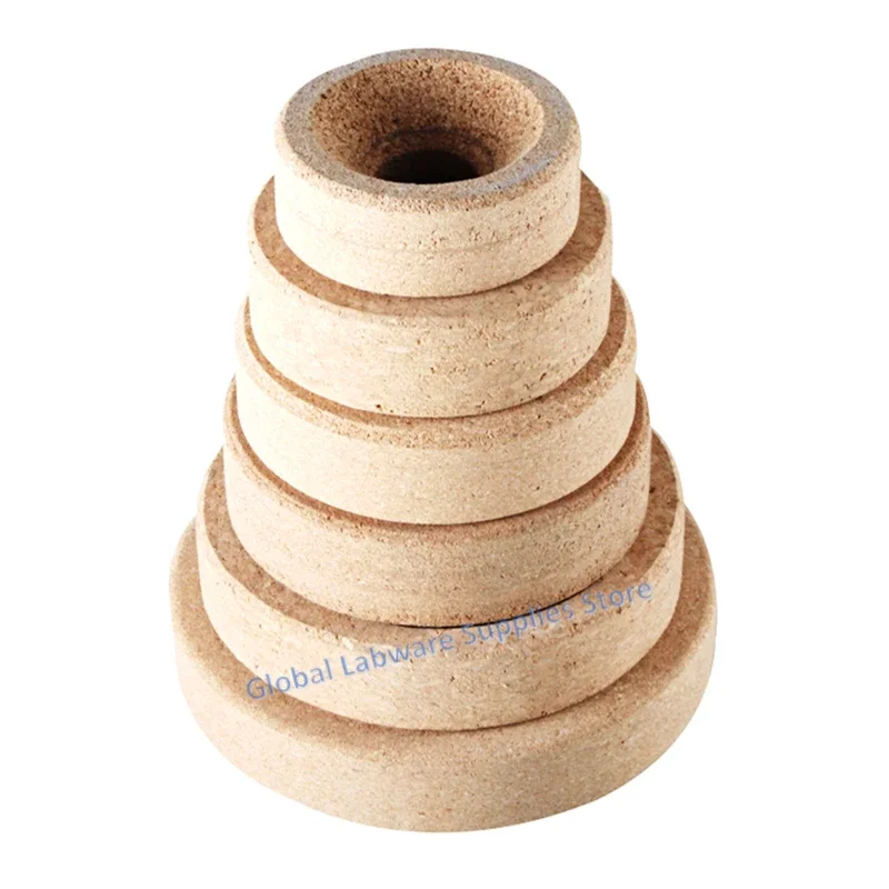 5Pcs Diameter 80mm To 160mm Laboratory Flask Cork Stand Support Holder Round Bottom Holder for 50ml-250ml Flasks Pad for Support