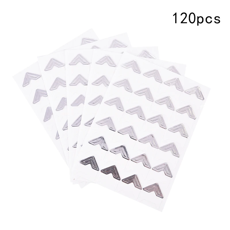 120 pcs/lot(5 sheets) New DIY Vintage Corner kraft Paper Stickers  Scrapbooking Photo Albums Frame Decoration - AliExpress