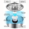 Stainless Steel Cats Water Fountain Electric Mute Cat Dogs Water Feeder Supplies Sensor Filter Element Pet Dog Automatic Drinker 2