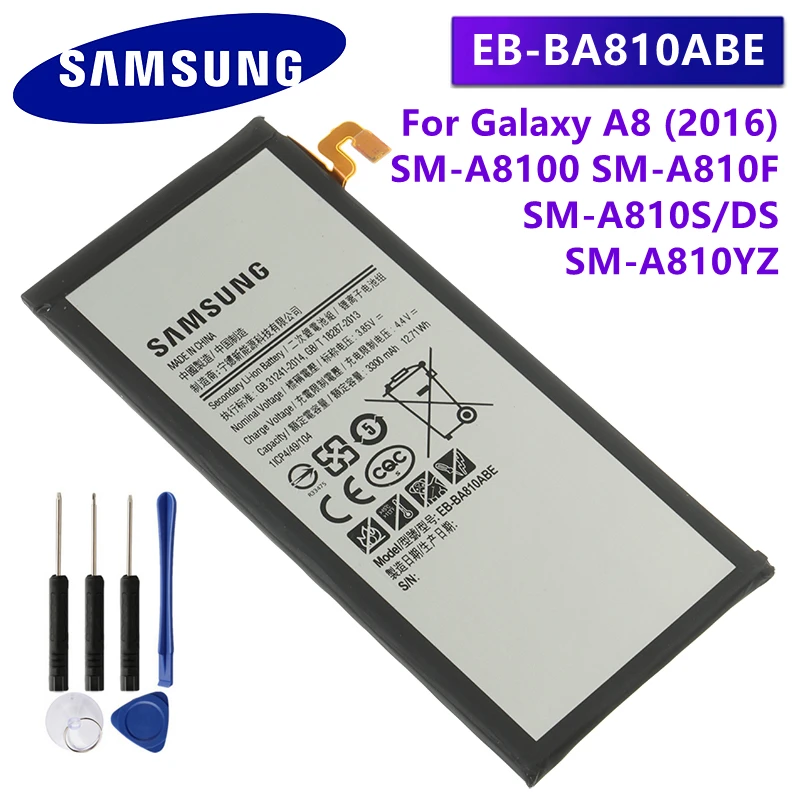 Samsung Orginal Ebba810abe 3300mah Battery For Samsung Galaxy A8(2016) Sma8100 Sma810f Sm