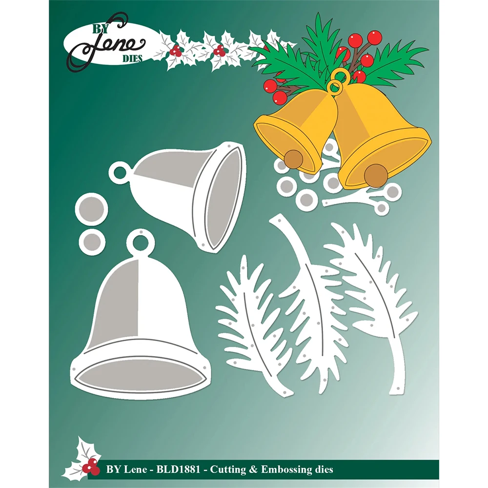 Festive Mailbox Metal Cutting Dies for DIY Holiday Scrapbooking and Decorative Paper Crafting