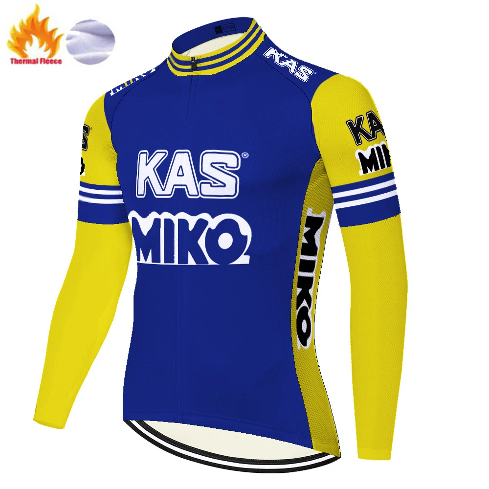 Kas-Winter-Thermal-Fleece-mallot-ciclismo-hombre-invierno-jersey-mtb ...