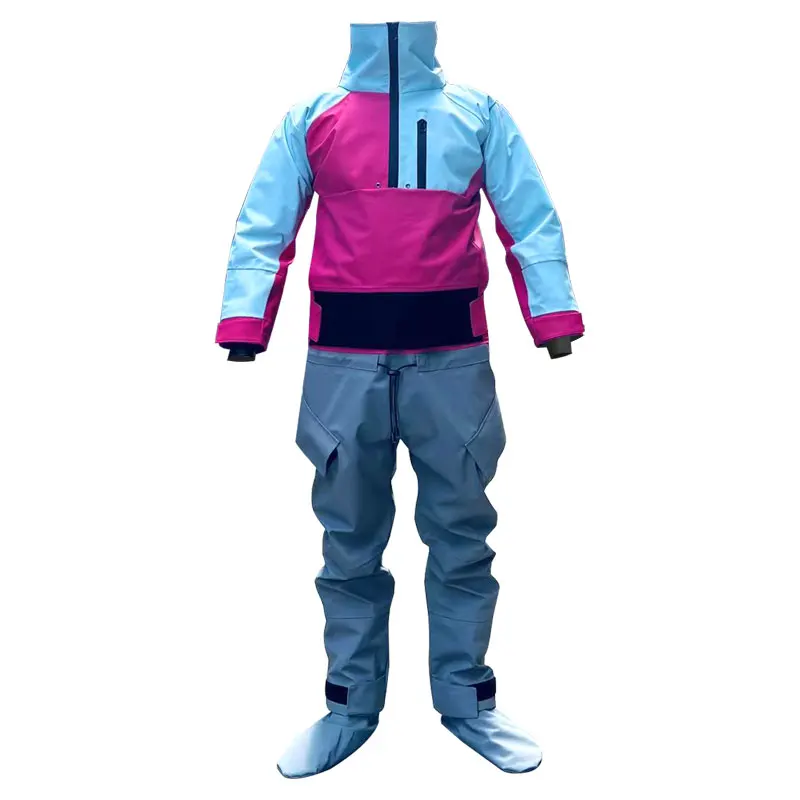 New Women Kayak Drysuit One Piece Waterproof Breathable Full Dry Suit For Kayaking Rafting Canoeing Paddling SUP Surfing Fishing - 6