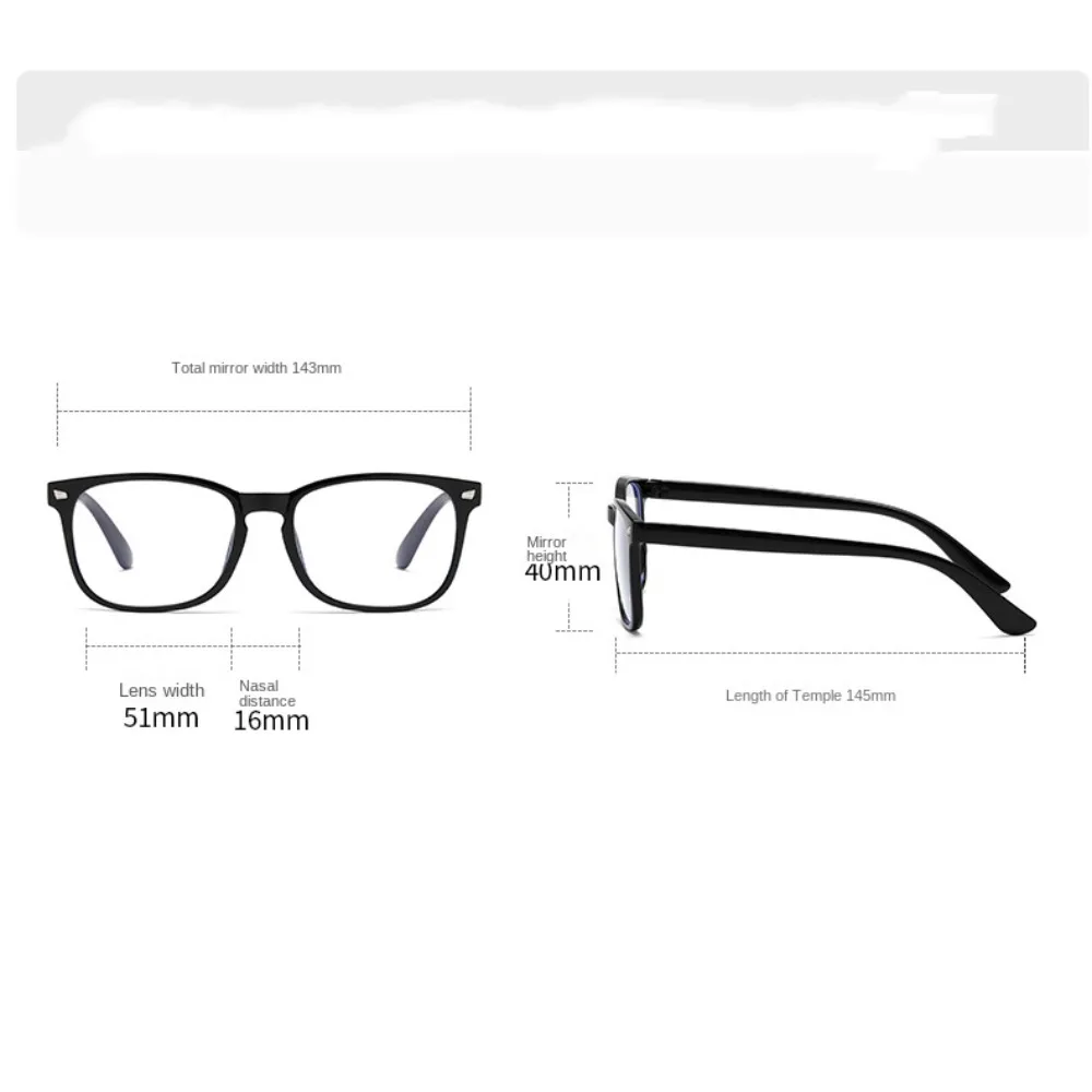 Retro Plastic Reading Glasses Black Leopard Rectangle Presbyopia Eyeglasses Anti Eyestrain Reading Glasses Readers 6