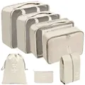 7pcs Beige