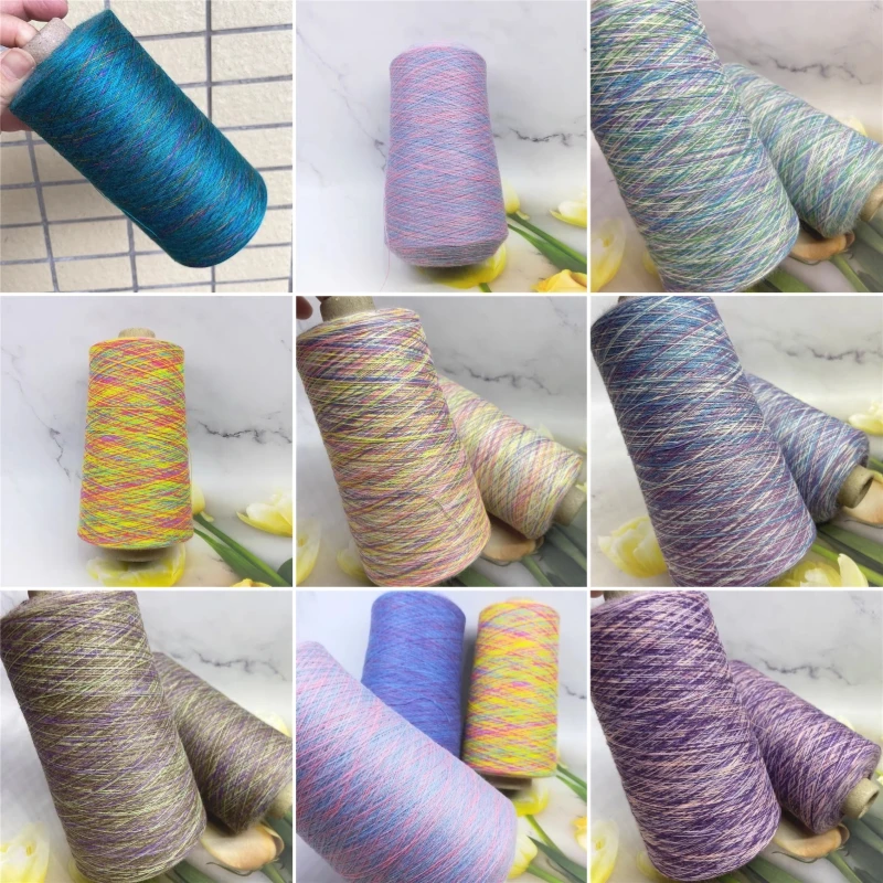250g/ Ball Premium Section Dyed Wool Blend Anti-pilling Wool Thread DIY ...