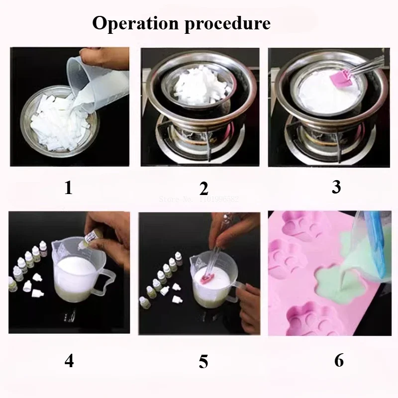 250g/ Bag Natural Plant Material Transparent Milky White Soap-Base DIY Creative Modeling Milk Handmade-soap Making Materials