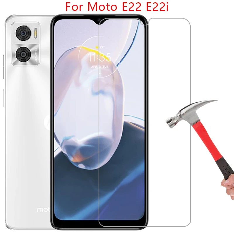 Proteggi Schermo In Vetro Temperato Per Motorola Moto E22 E22I Custodia Cover On Motoe22 Motoe22I E 22 I 22I 22E Phone Coque Motorolae22