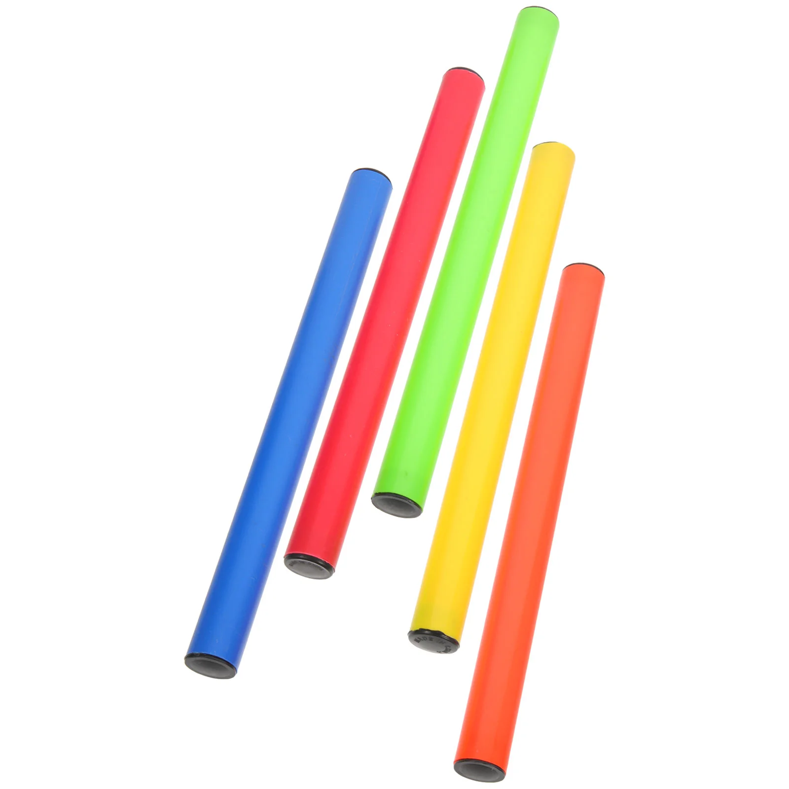 

5 Pcs Sports Running Child Accessories Race Car Athletic Gear Plastic Relay Lightweight Sticks Competition
