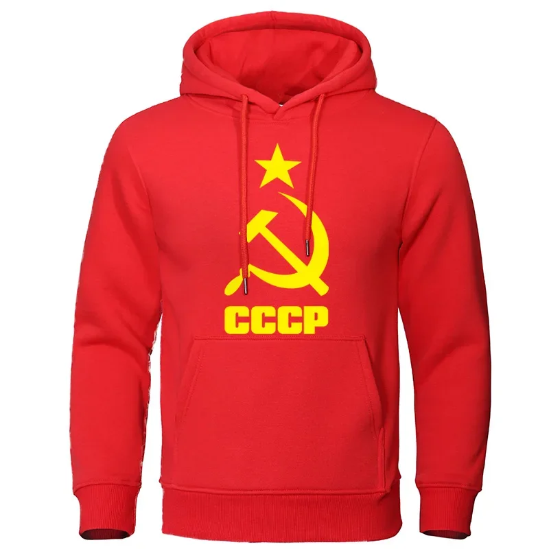 

Толстовка с капюшоном СССР для мужчин и женщин, Модный Свитшот оверсайз с надписью СССР, Москва, качественные Топы Советского Союза, осень