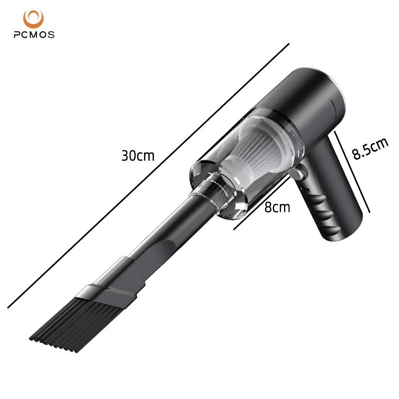 크로스보더 자동차 가정용 진공 청소기, 소형 자동차 무선 충전, 자동 고출력, 강력한 진공 청소기 컴퓨터