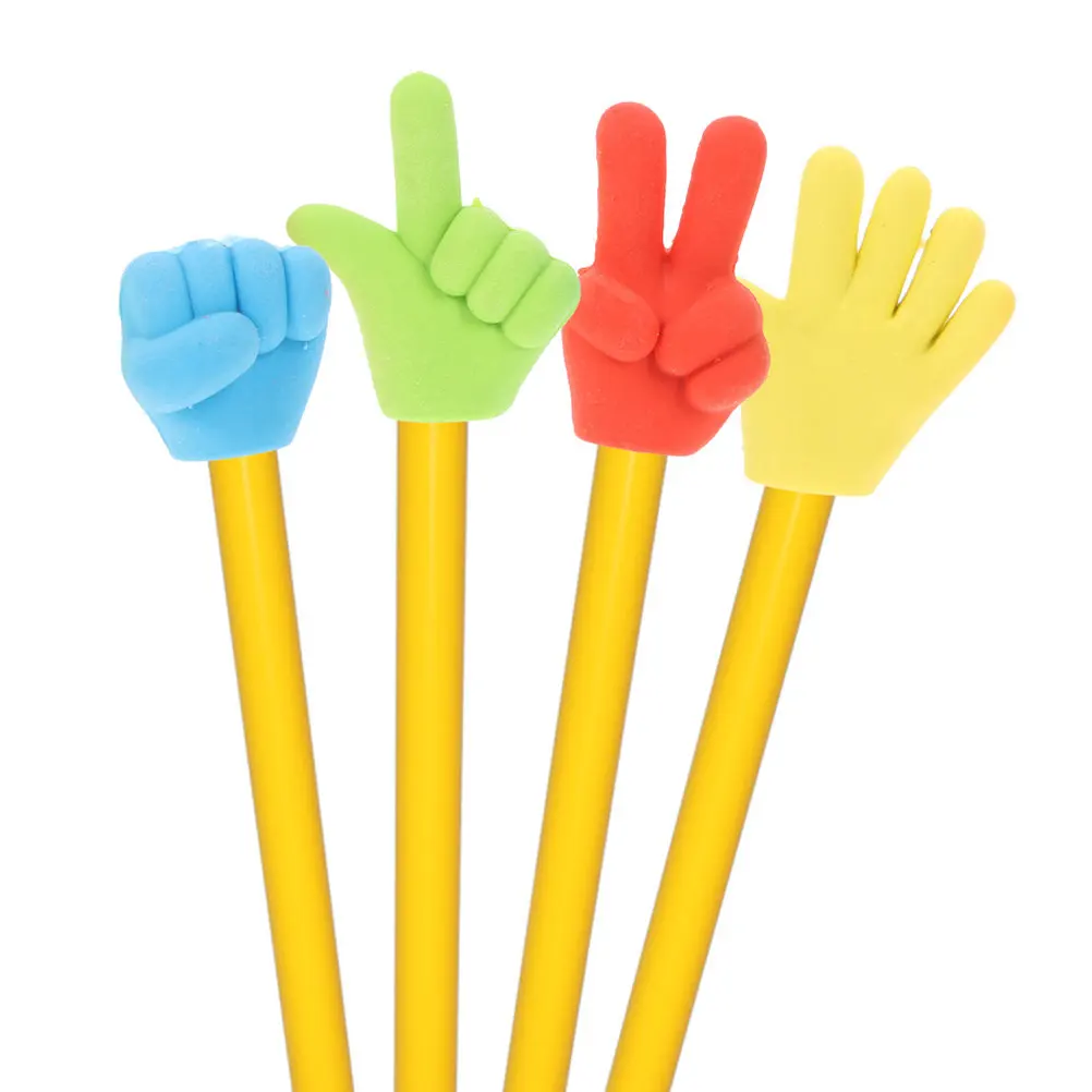 20Pcs 손가락 모양 지우개 재미있는 장 연필 지우개 학생용 대량 사무실 사용 학교 연필 지우개