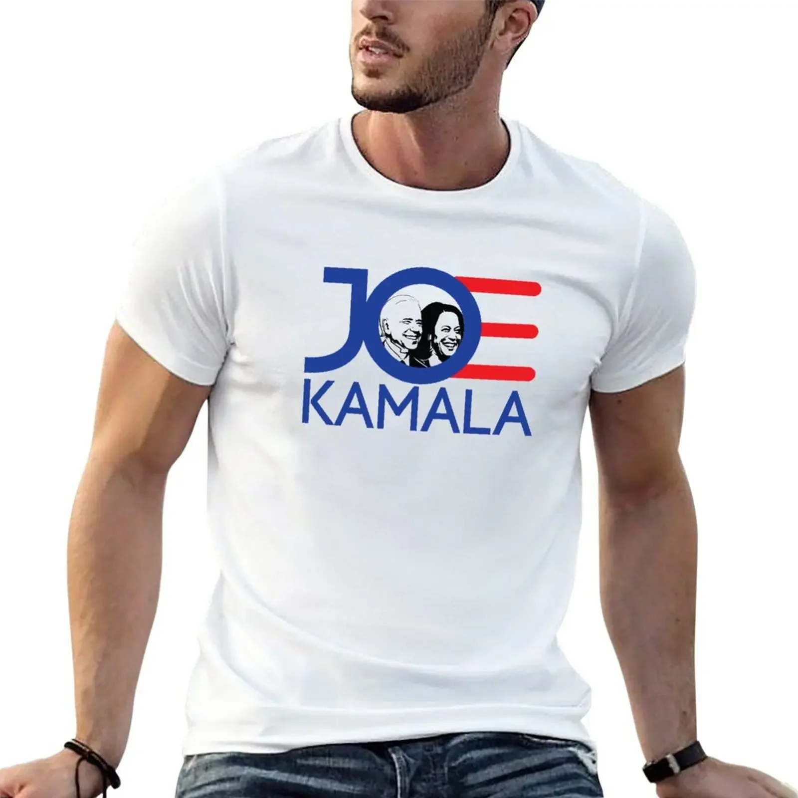 

Joe and Kamala T-Shirt anime clothes plus size tops customs mens t shirts
