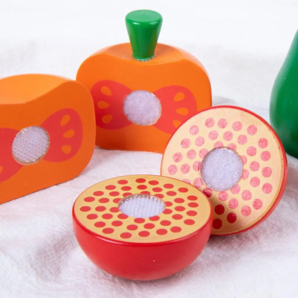 

1 Set Durable Role Play Chef Cutting Fruit Vegetable Kitchen Game Pretend Kitchen Toy Funny DIY