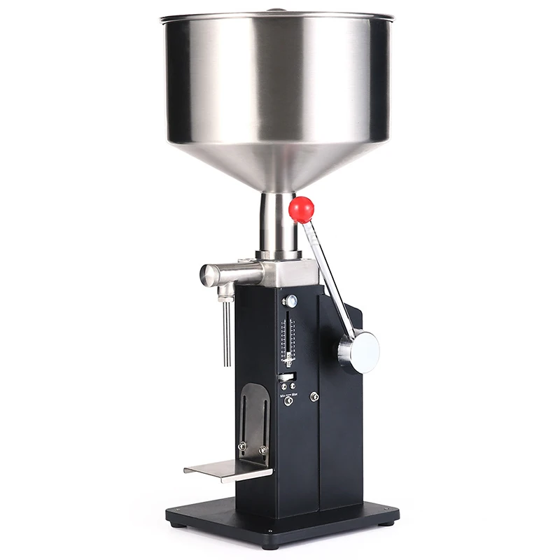 

A03 Liquid Paste Filling Machine Manual Bottle Filler Cosmetic Cream Honey Pasta Sauce Peanut Butter Food Packaging