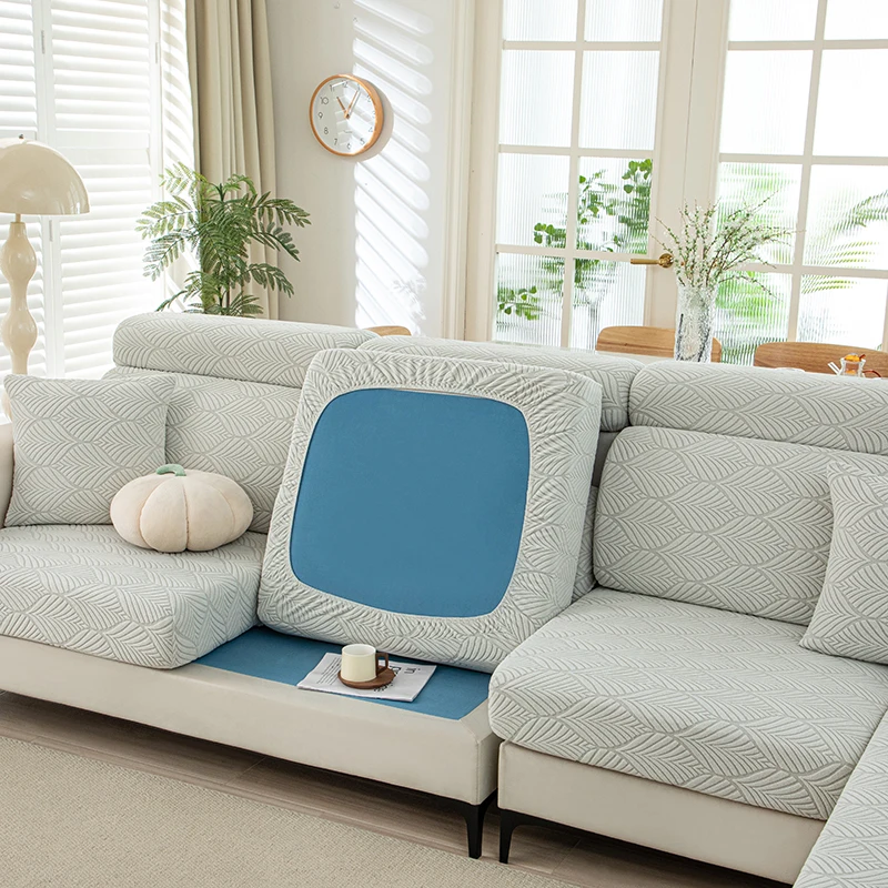 Thick Plush Sofa Cover Image 13