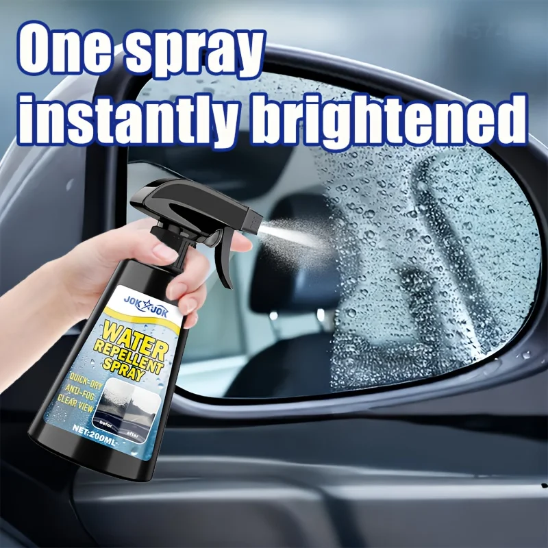 Car Glass Rearview Mirror Rain Spray Nano Coating Superhydrophilic For Poor Weather Driving Enhances Visibility