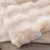 Bubble Rabbit Blanket Flannel Four Seasons Nap Sofa Blanket Coral Velvet Leisure Air Conditioning Cover Blanket 1