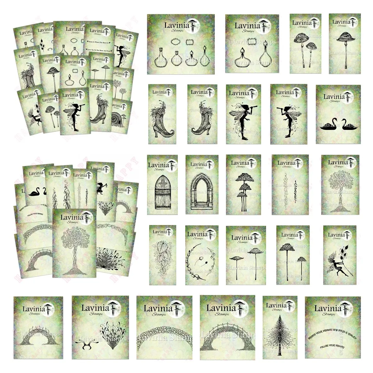 

Fairy light Clear Stamps 2024 New Scrapbook Craft Decoration Embossing DIY Greeting Card otanical Blossoms AND Forest Arch Stamp