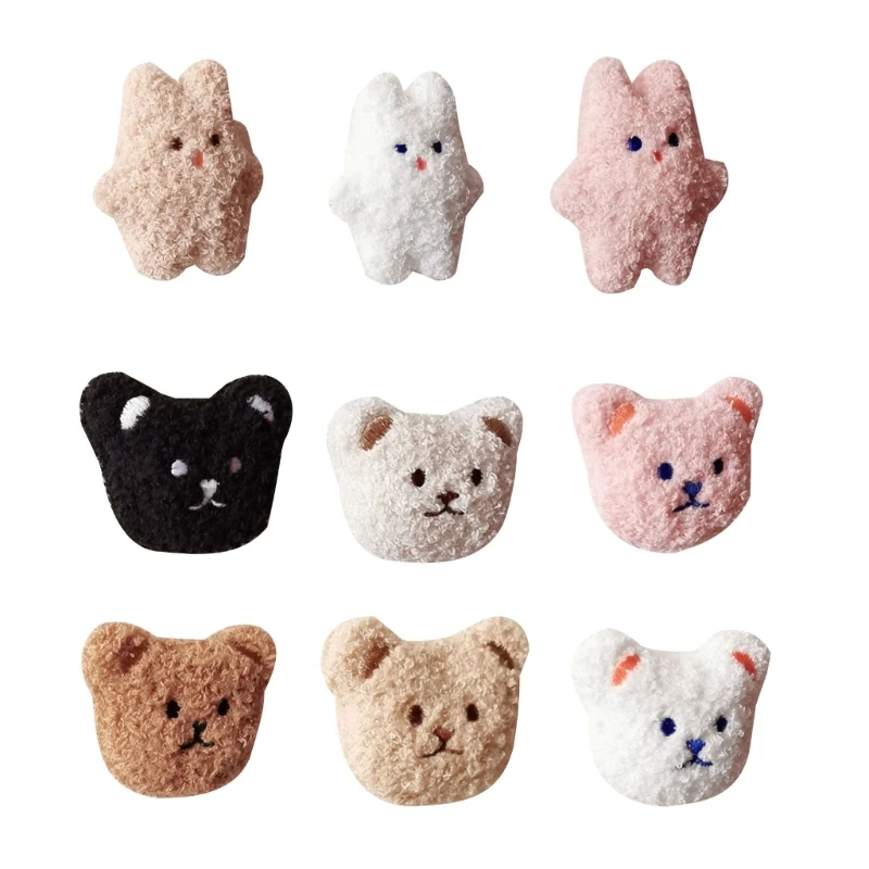 Door Stoppers Wall Protector Bear Rabbit Shapes Door Handle Bumper used for Protecting Wall Doorknobs Refrigerator