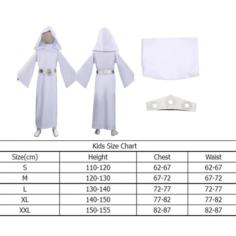 Leia Cosplay Costume Princess Fantasia Slave Bikini Skirt Adult Women Dress Robe Belt Wig Outfits Halloween Carnival Party Suit