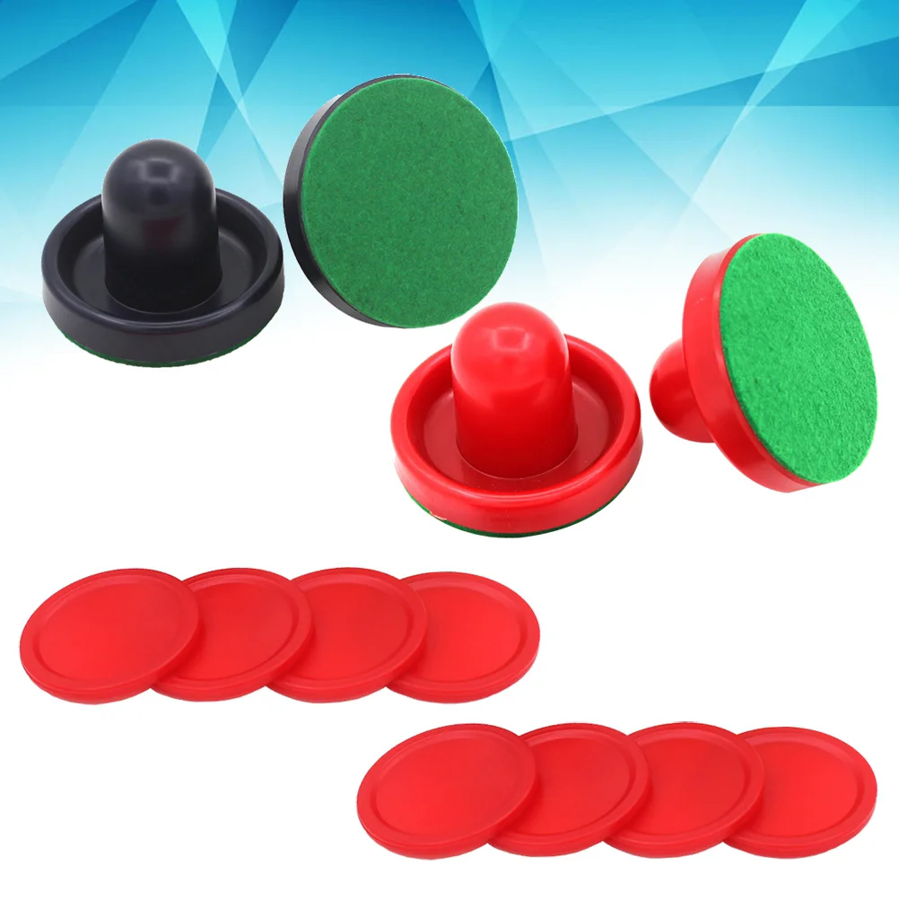 

76MM Air Hockey Pushers Pucks Replacement for Game Tables Goalies Header Kit Air Hockey Equipment Accessories (Dark Blue)