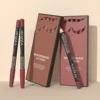 6pcs ROZZA Nude Lip Liner Set - Water-Resistant, Matte Finish Crayon Lip Pencils Non-Smudging & Easy-to-Apply 5