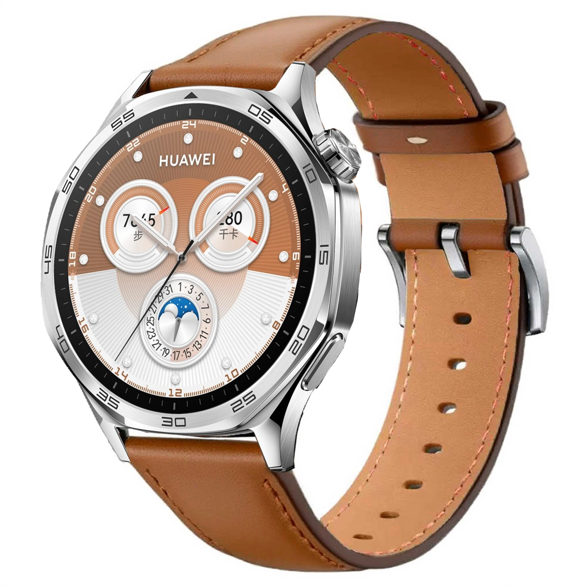 Premium 22mm Leather QuickFit Strap: Elegant Wristband