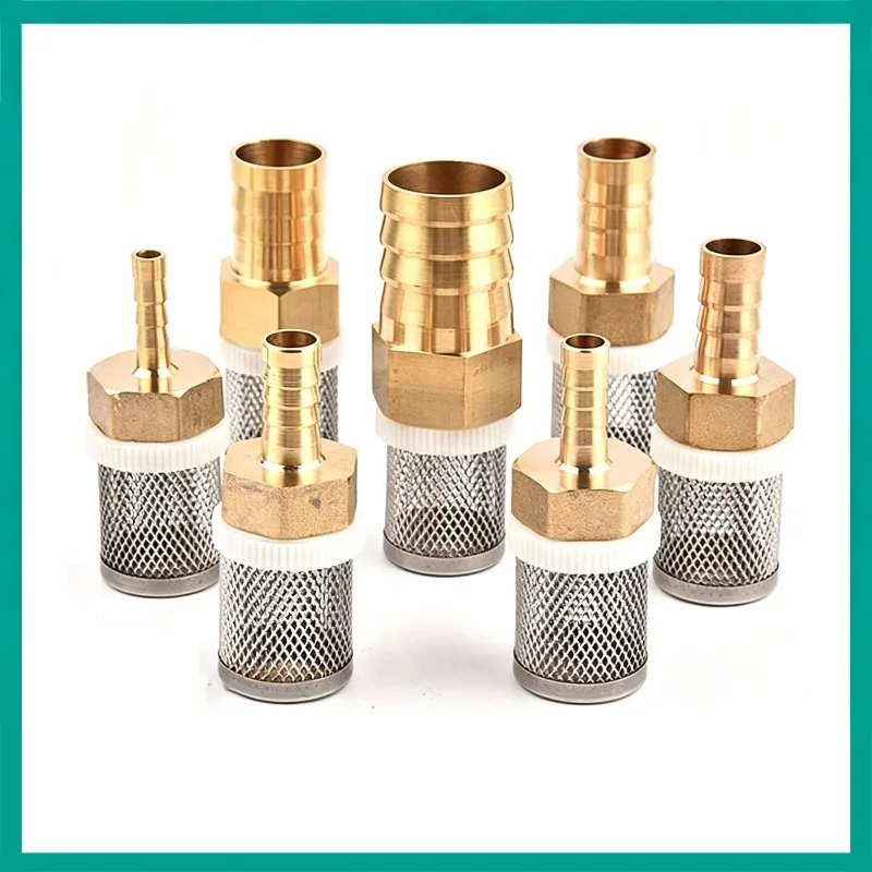 6-19mm Edelstahl-Netzfilter Gartenbewässerungspumpen-Schutzschlauchfilter Wasserreinigungsnetz Messingfilter