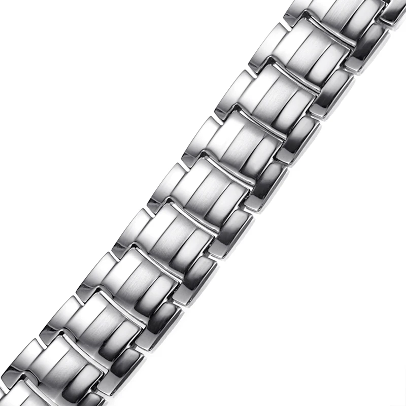 Magnetic Titanium Adjustable Bracelet Ferromagnetic Snap for Men Women Fashion Jewelry Gifts