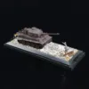 Mini Toys Henglong Static Tank 1/72 Scale Germany Tiger I 3818 Finished Tank Model Without Electronic Parts Gifts for Boys 4