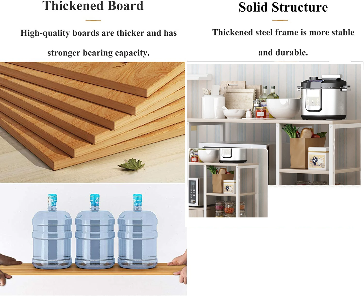 Kitchen Cabinet Storage Cabinets Multi-Function Sideboard Sideboard Landing Microwave Oven Shelf Household Space-Saving