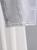 Spring Summer New Loose Dad Jeans Women Wide Leg High Waist Denim Pants Elastic Banana Long Trousers Sli Slimming Effect - Image 3