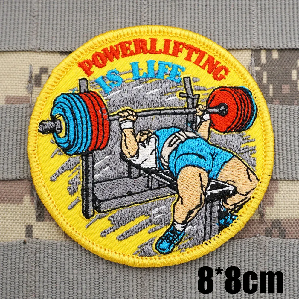 Patch Pour Sac Militaire - Set 3 Patchs - Ecusson PVC Cross Training