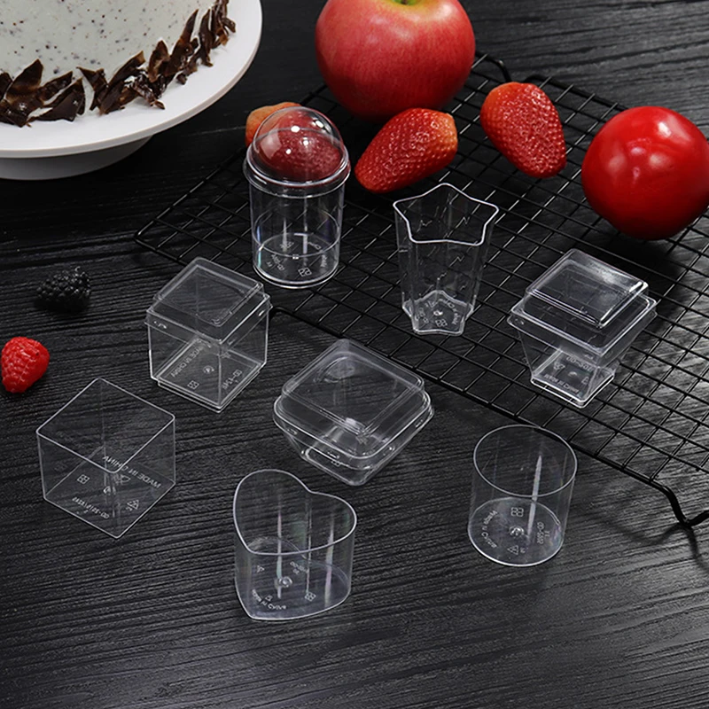 Transparent Plastic Disposable Cups Disposable Cups Desserts