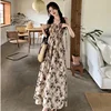 Summer Design Sensation 2025 New Small Fragrance Style High Waist plus Size Slimming Floral Dress Strapless Midi Skirt Dress