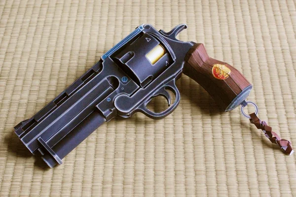 Paper Model Gun Hellboy Revolver Simulation 1:1 Scale Firearm Magazine Adult 3D Puzzles Toy
