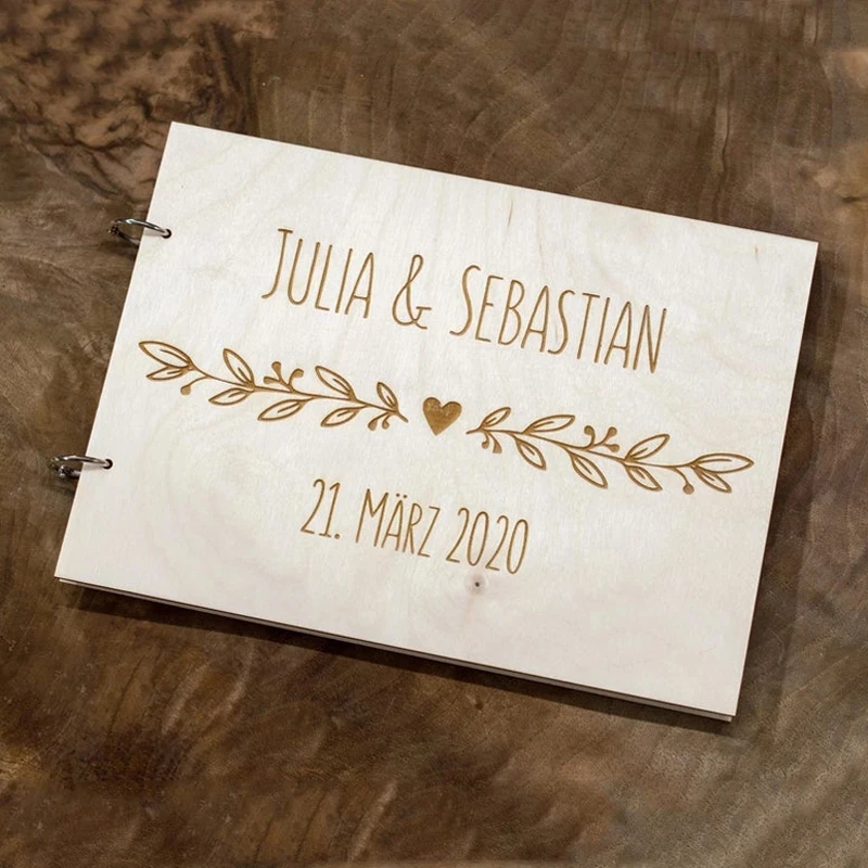 Guestbook, Wooden Guestbook, Simple Guestbook Modern Polaroid Minimal Wedding Guest Book