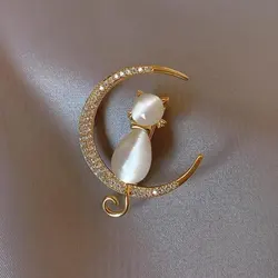 Cute Cat Enamel Pin - Fashionable Kitten Metal Badge (BC22Y0044)