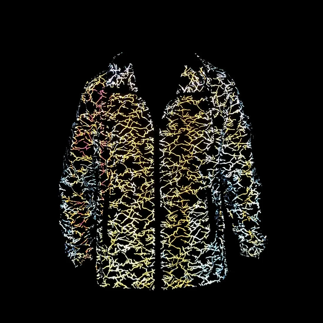 Holographic Reflective Hooded Windbreaker Jacket 2